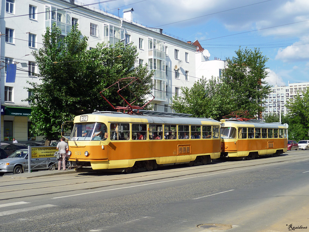 Екатеринбург, Tatra T3SU (двухдверная) № 633