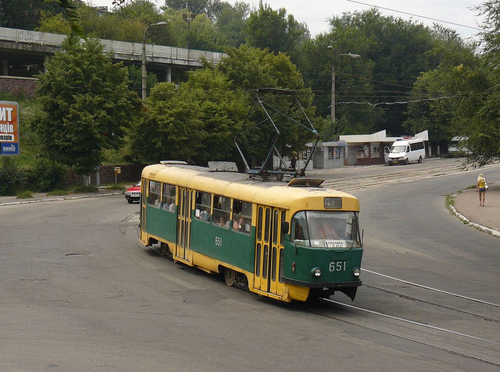 Каменское, Tatra T3SU № 651