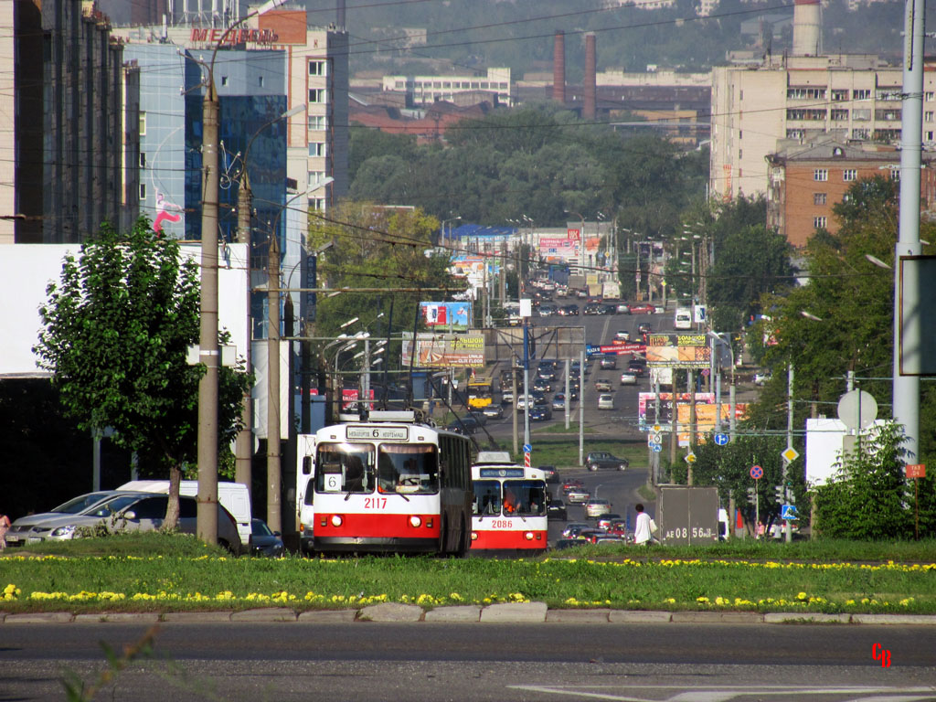 Iževskas, ZiU-682G [G00] nr. 2117; Iževskas — Electric transit lines