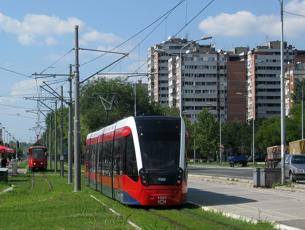 Белград, CAF Urbos 3 № 81501 (1501)
