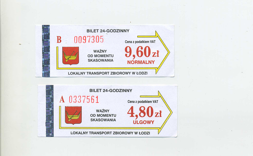 Лодзь — Проездные документы