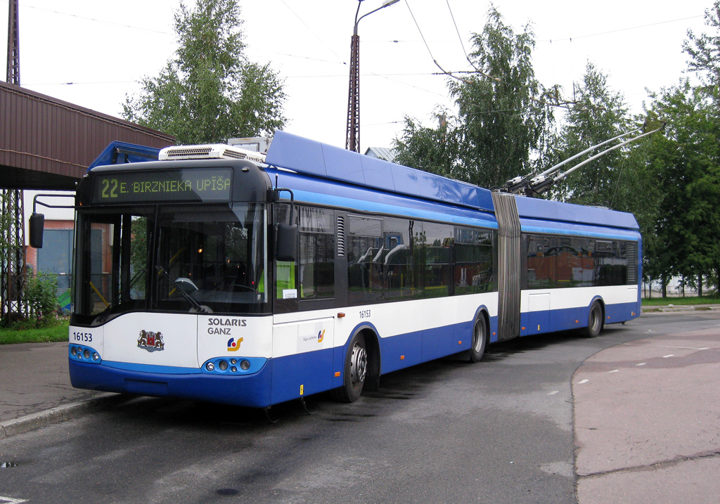 Рига, Solaris Trollino II 18 Ganz № 16153
