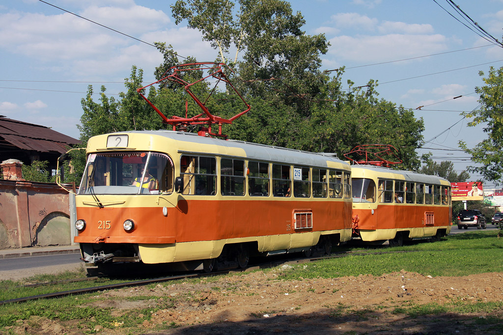 Yekaterinburg, Tatra T3SU Br. 215 Yekaterinburg, Tatra T3SU Br. 215