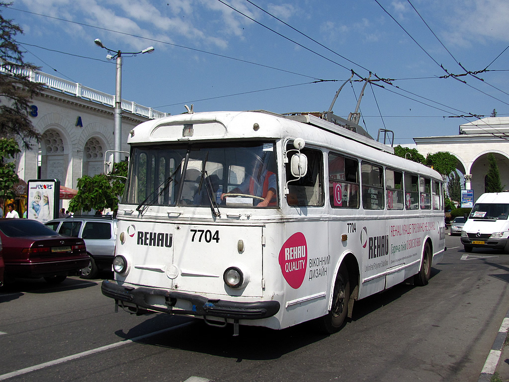 Крымский троллейбус, Škoda 9TrH27 № 7704
