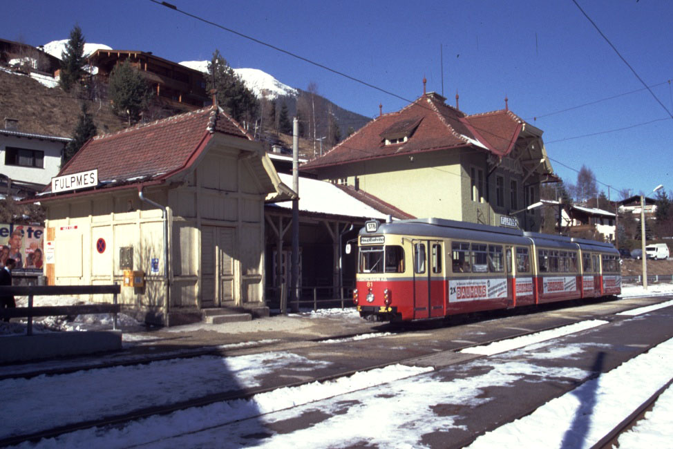 Innsbruck, Duewag GT8 # 81; Innsbruck — Stubaitalbahn