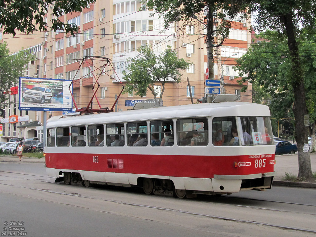 Самара, Tatra T3SU № 885
