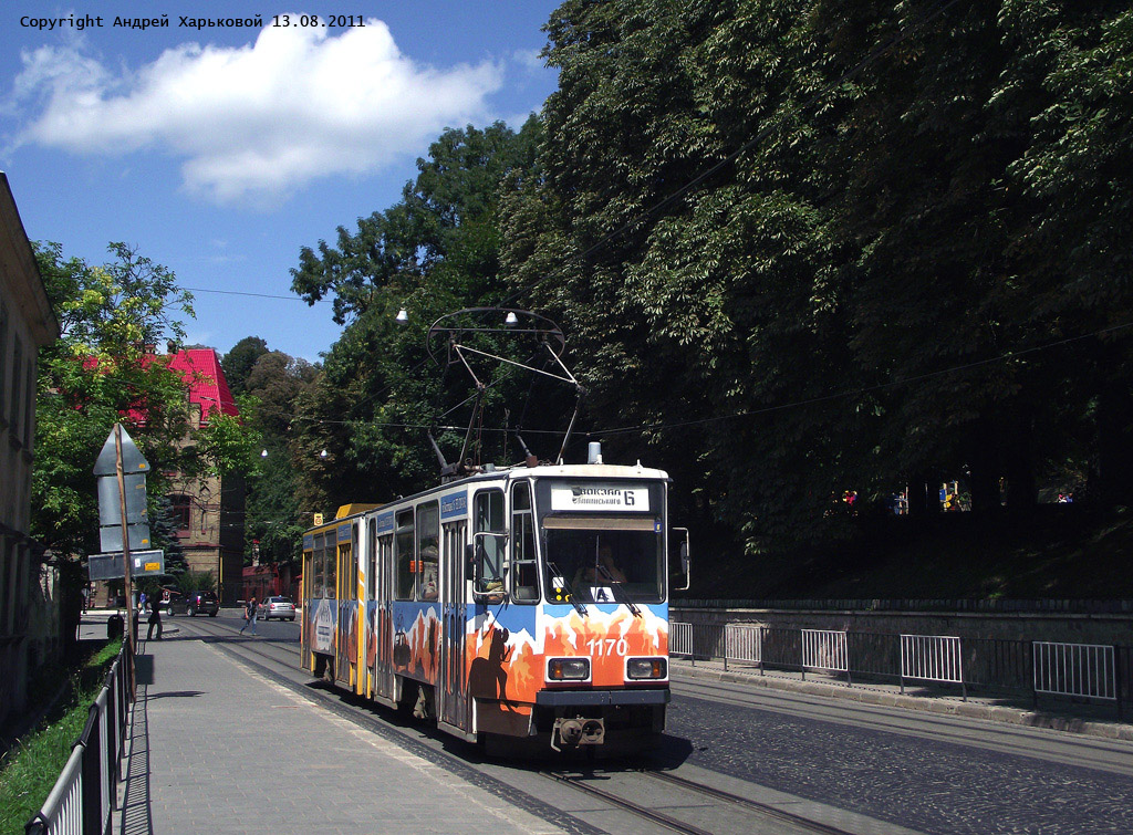 Львов, Tatra KT4D № 1170