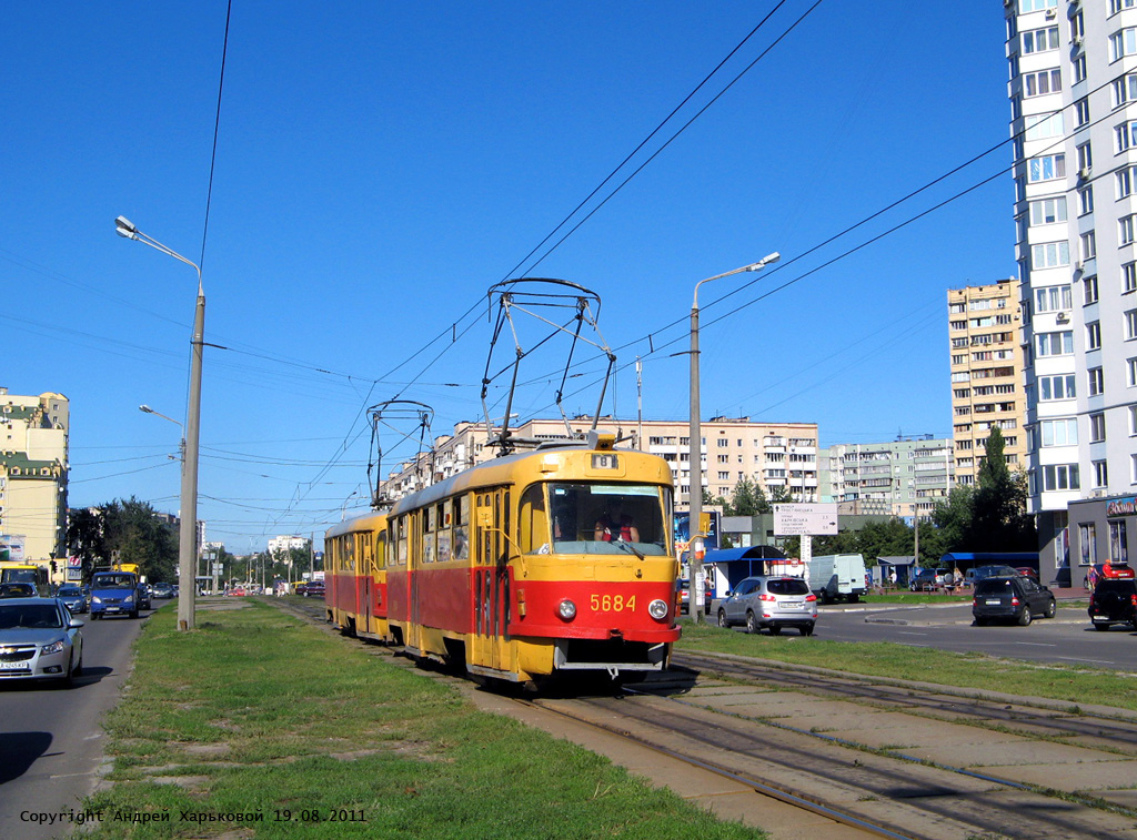 Киев, Tatra T3SU № 5684