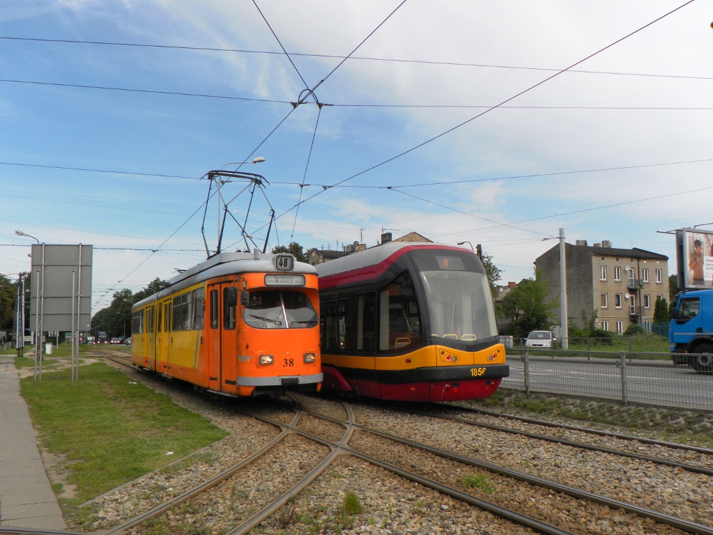 Lodz, Duewag GT6 Nr. 38