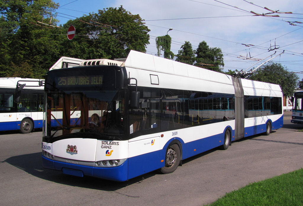 Рига, Solaris Trollino III 18 Ganz № 26509