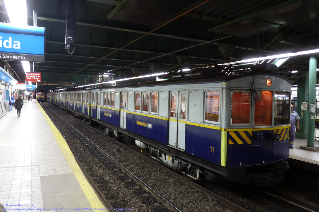 Буэнос-Айрес, La Brugeoise serie I № 11; Буэнос-Айрес — Метрополитен — линия A