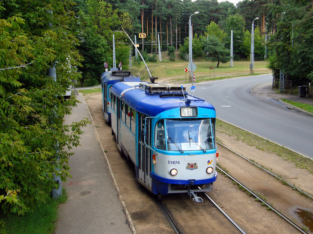 Рига, Tatra T3A № 51874