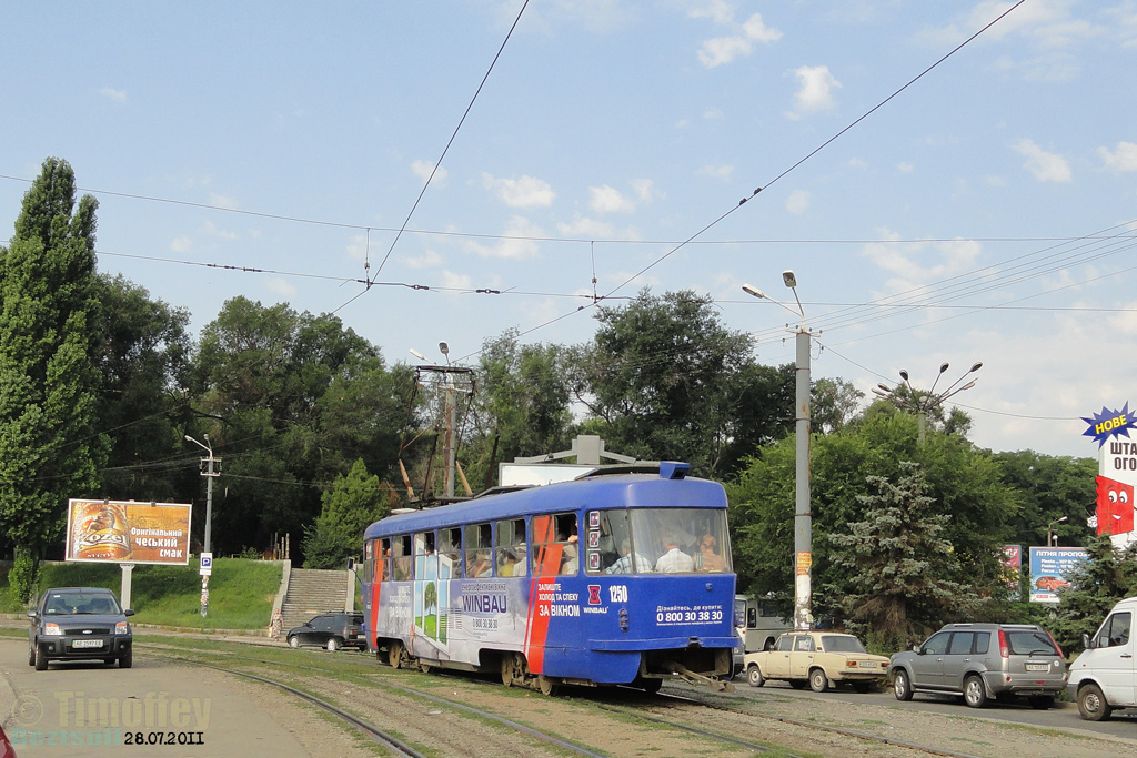 Днепр, Tatra T3SU № 1250