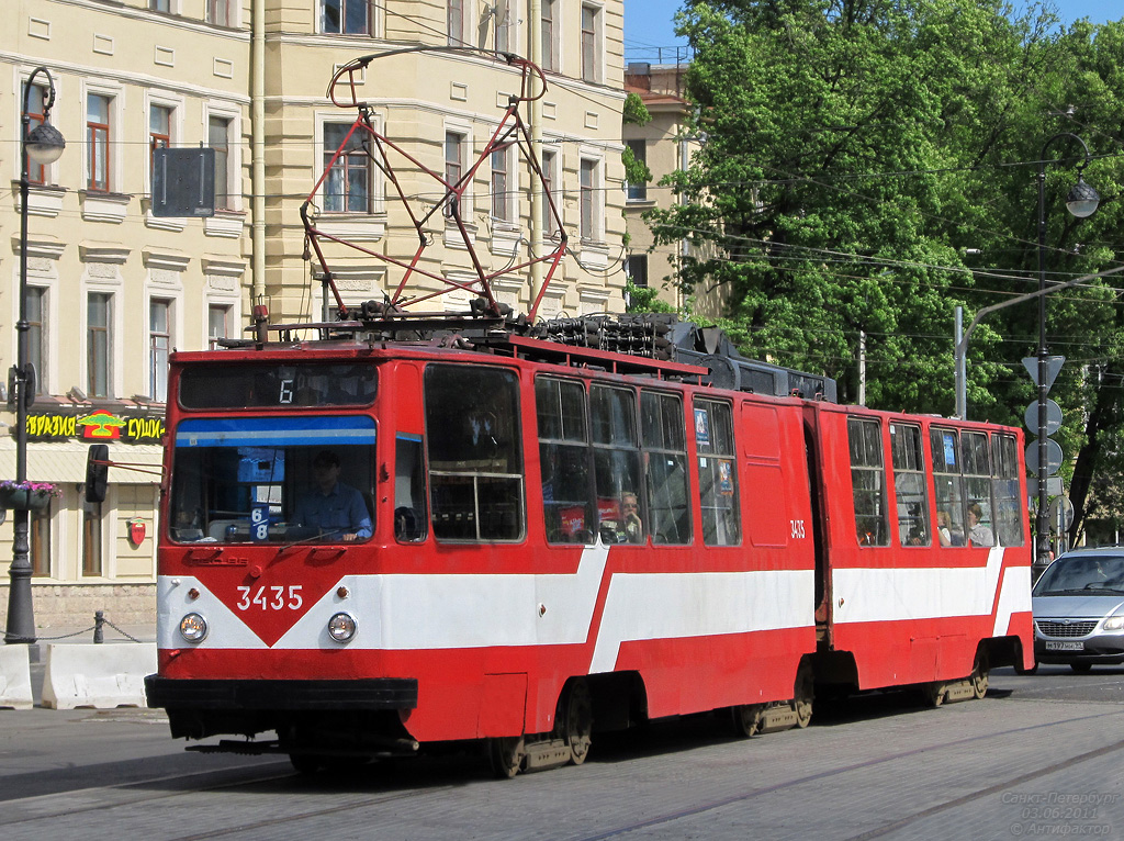 Санкт-Петербург, ЛВС-86К № 3435