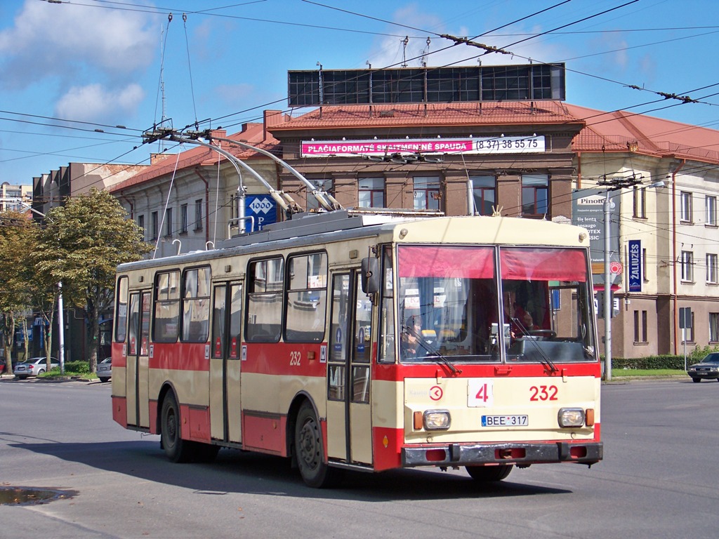 Каунас, Škoda 14Tr02 № 232