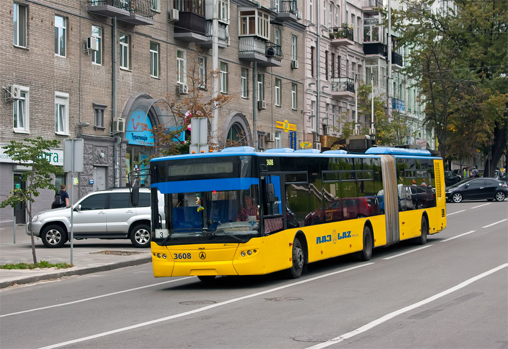 Киев, ЛАЗ E301D1 № 3608