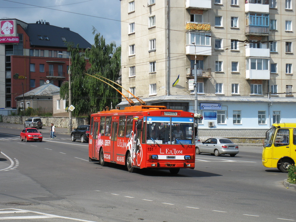 Тернополь, Škoda 14Tr08/6 № 151