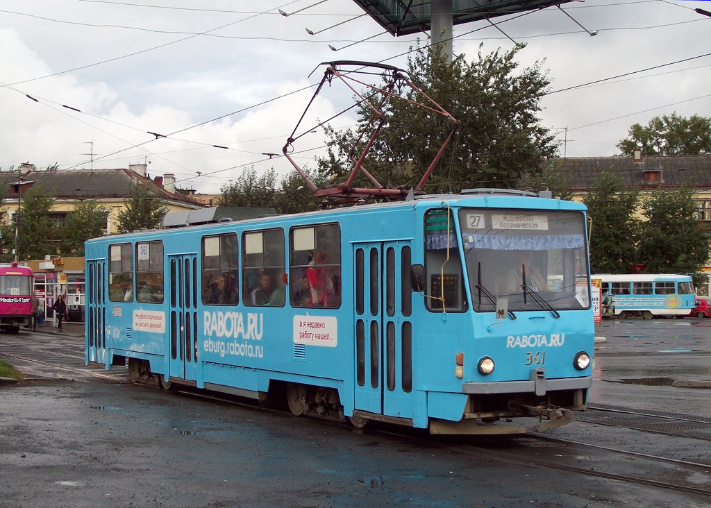 Екатеринбург, Tatra T6B5SU № 361