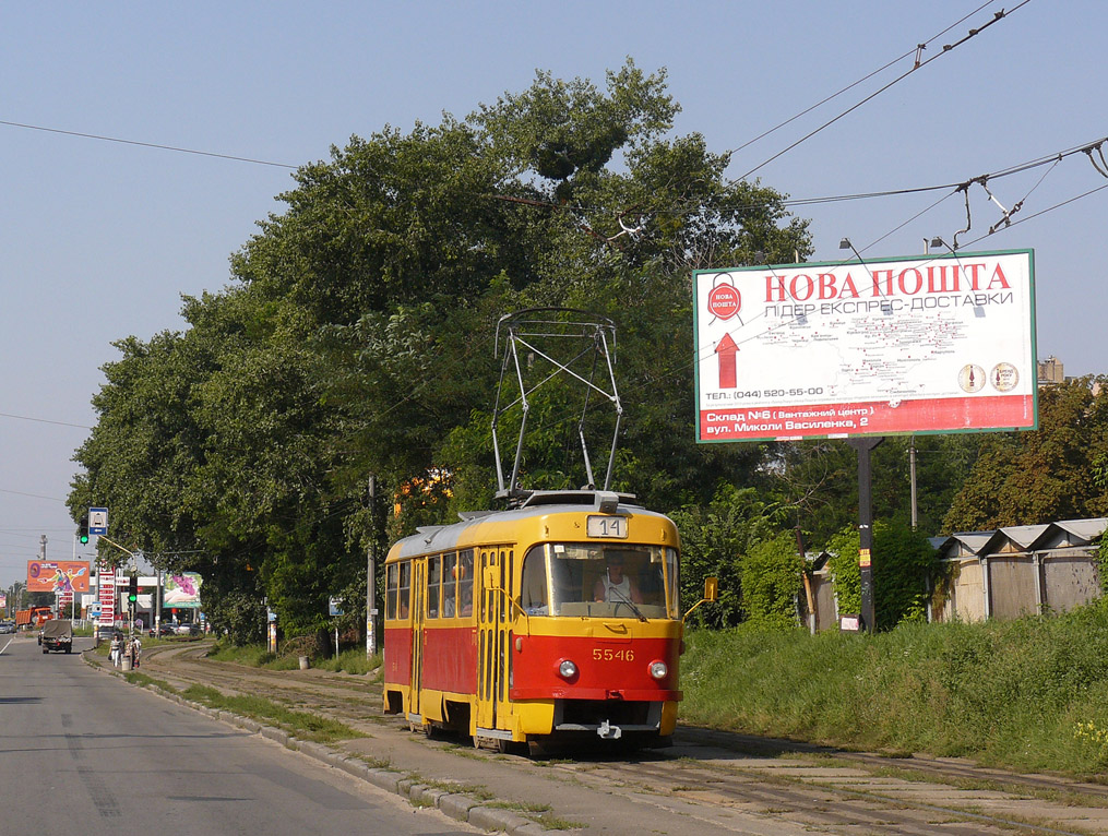 Киев, Tatra T3SU № 5546