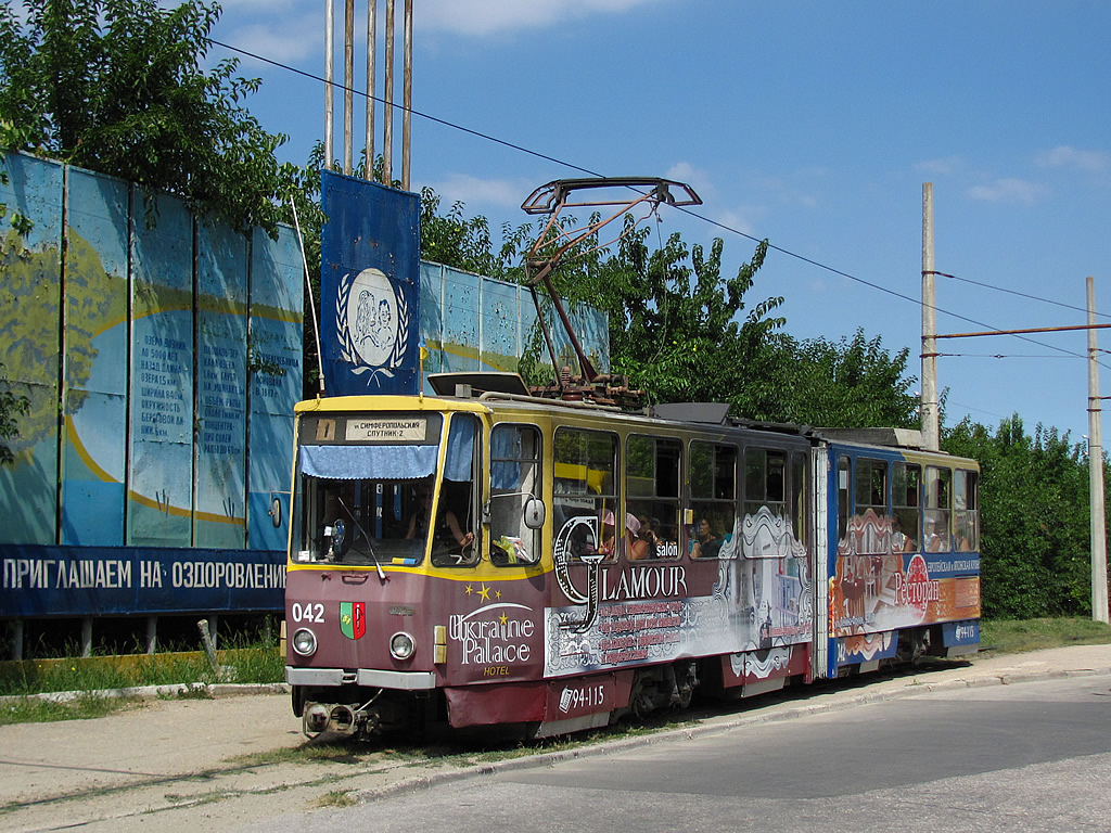 Евпатория, Tatra KT4SU № 042
