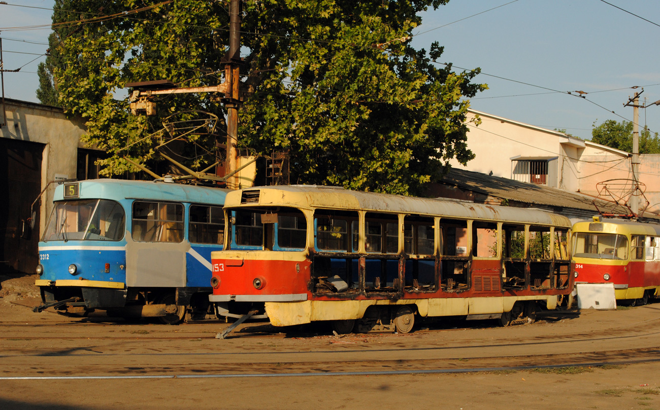 Одесса, Tatra T3SU (двухдверная) № 3153