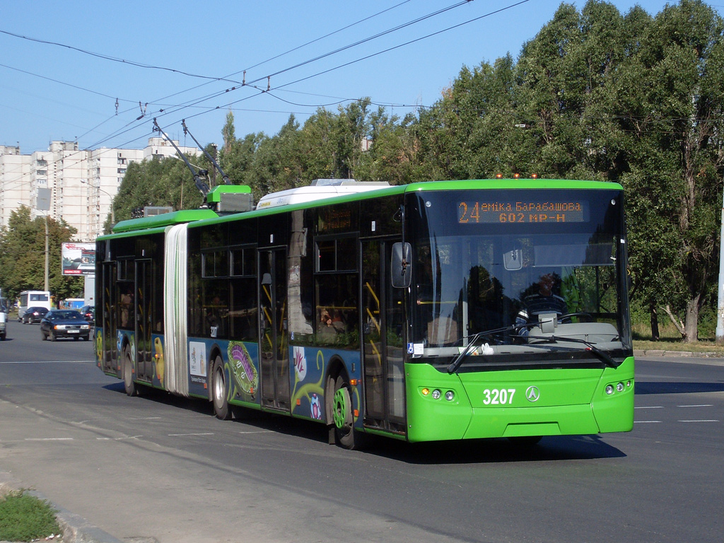 Харьков, ЛАЗ E301D1 № 3207