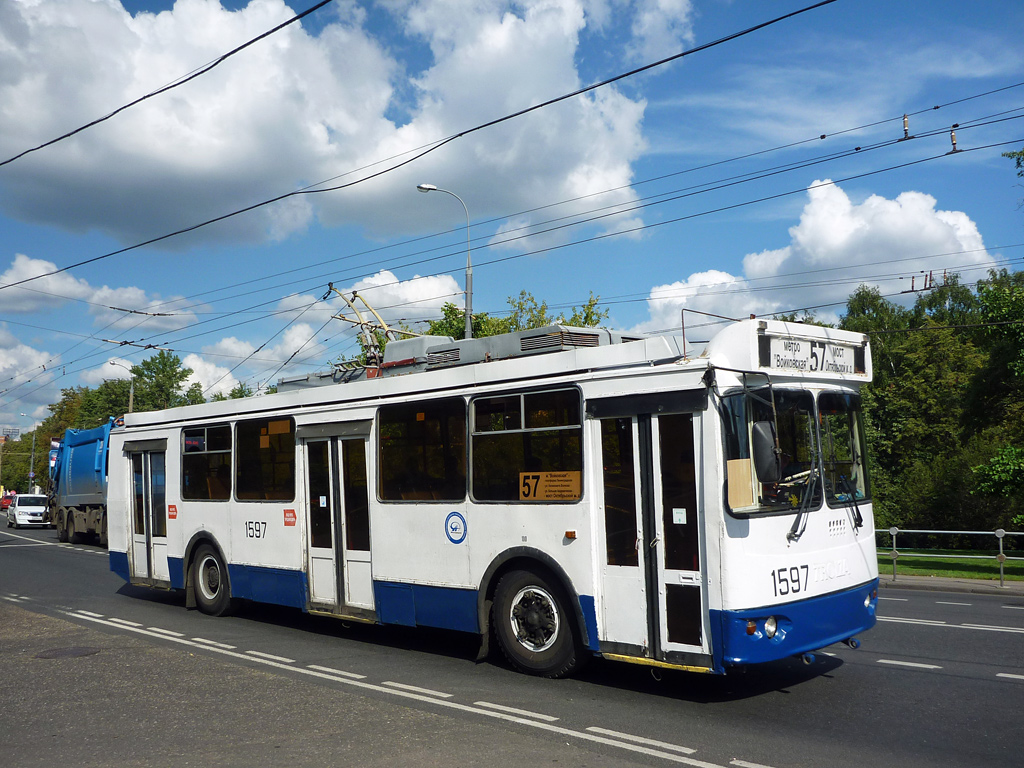 Москва, ЗиУ-682Г-016.02 (с широкой 1-й дверью) № 1597