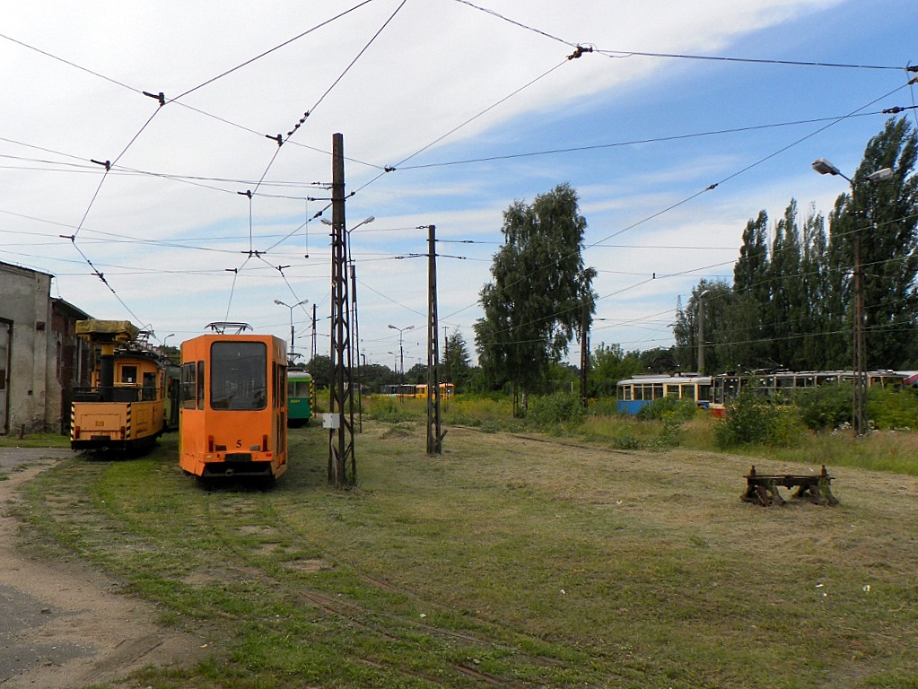 Лодзь, Konstal 803N № 5; Лодзь — депо Геленувек