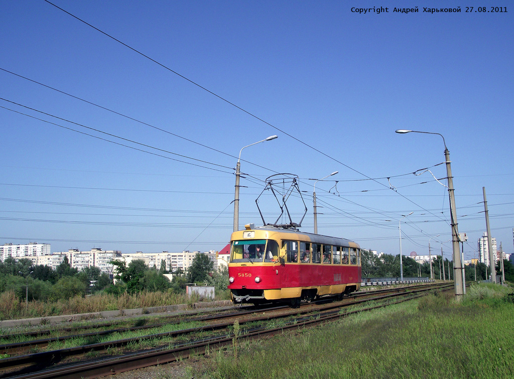 Kyjev, Tatra T3SU č. 5850 Kyjev, Tatra T3SU č. 5850