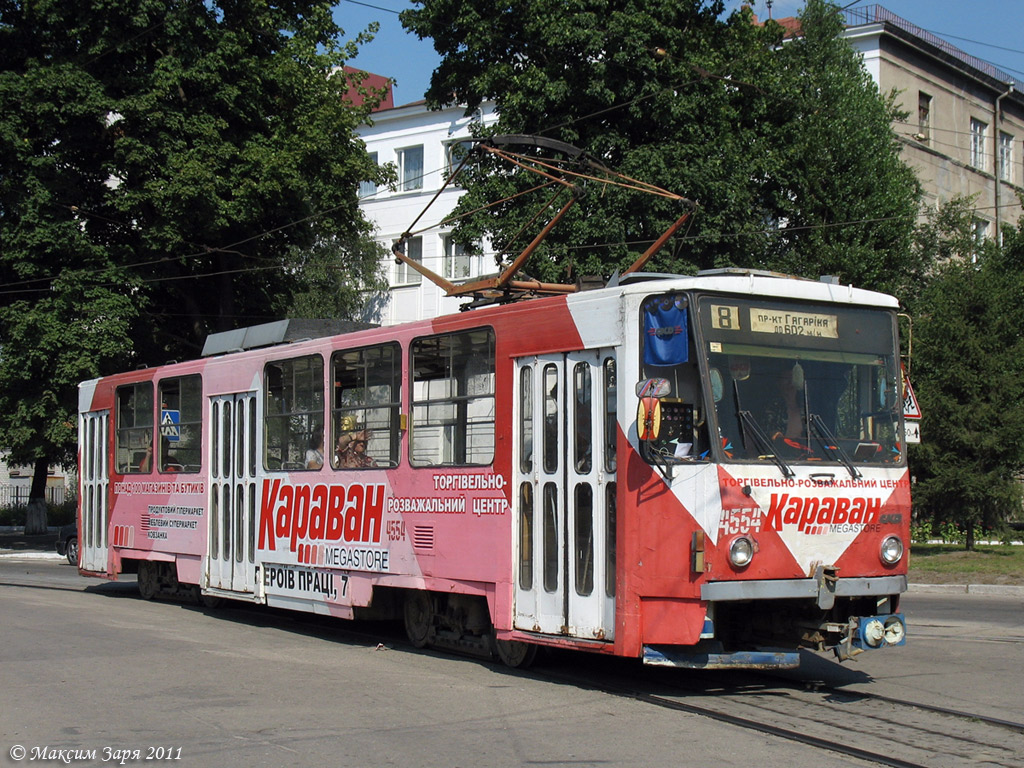 Харьков, Tatra T6B5SU № 4554