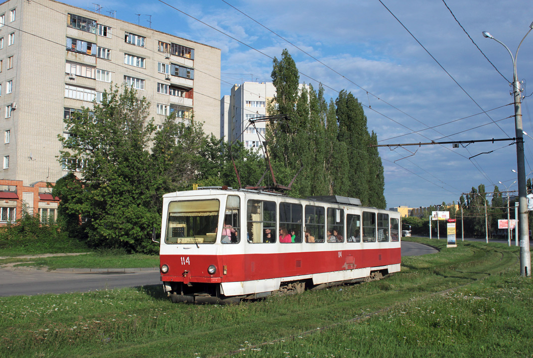 Липецк, Tatra T6B5SU № 114