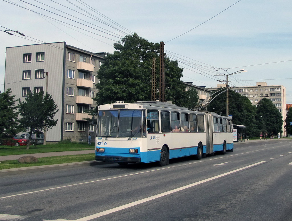 Таллин, Škoda 15Tr02/6 № 421 Таллин, Škoda 15Tr02/6 № 421