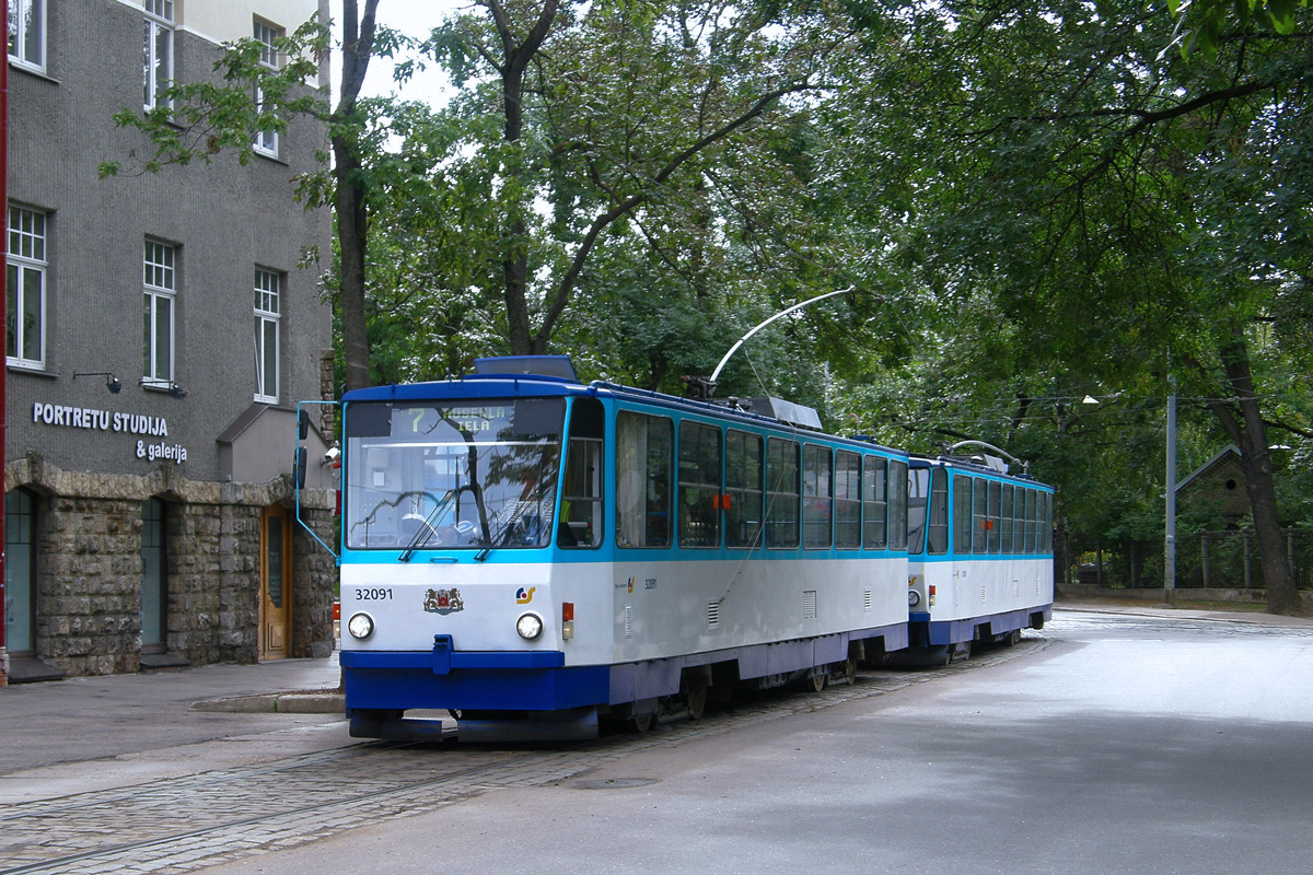 Рига, Tatra T6B5SU № 32091