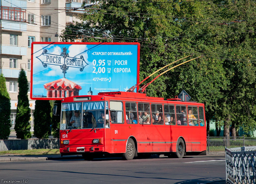 Ровно, Škoda 14Tr10/6 № 154