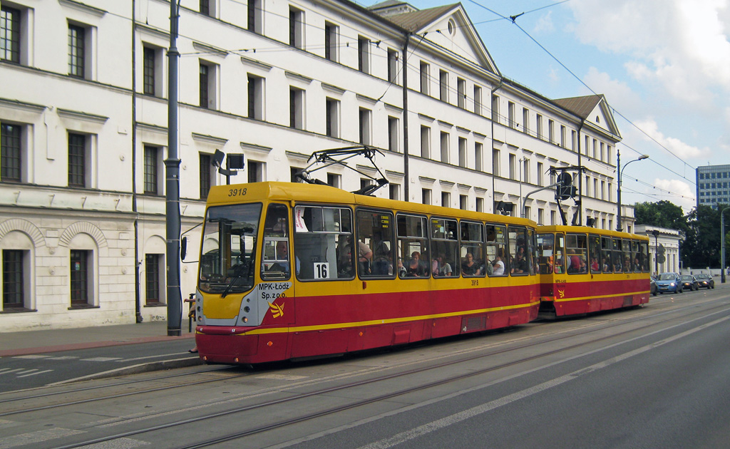 Лодзь, Konstal 805NaND № 3918