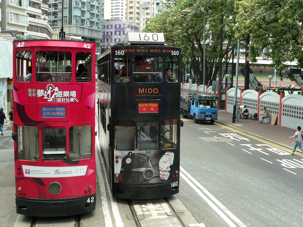 Гонконг, Hong Kong Tramways VI № 42; Гонконг, Hong Kong Tramways VI № 160
