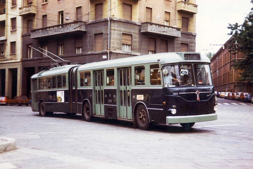 Болонья, Fiat 2405/Macchi/GCE № 1322; Болонья — Старые фотографии