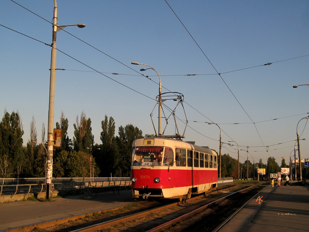 Київ, Tatra T3SU № 5971
