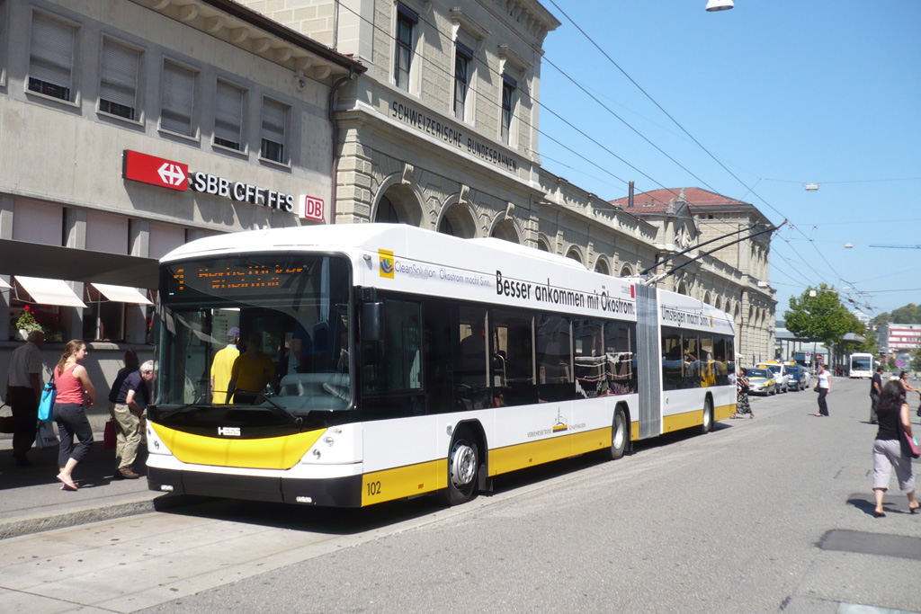 Шаффхаузен, Hess SwissTrolley 3 (BGT-N2C) № 102 Шаффхаузен, Hess SwissTrolley 3 (BGT-N2C) № 102