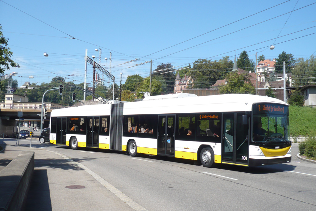 Schaffhausen, Hess SwissTrolley 3 (BGT-N2C) nr. 101