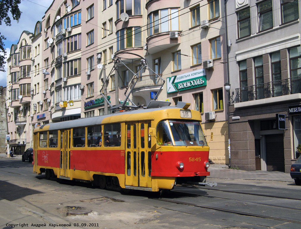 Киев, Tatra T3SU № 5845