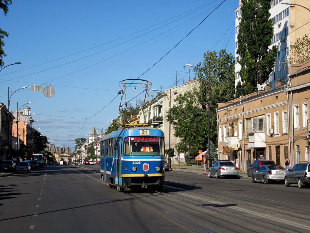 Одесса, Tatra T3R.P № 4026