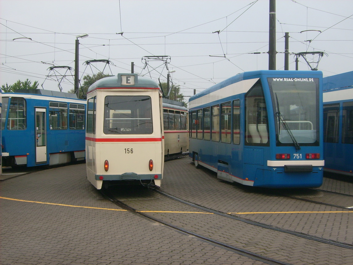 Rostock, Gotha EB54 — 156; Rostock, Bombardier 4NBWE — 751