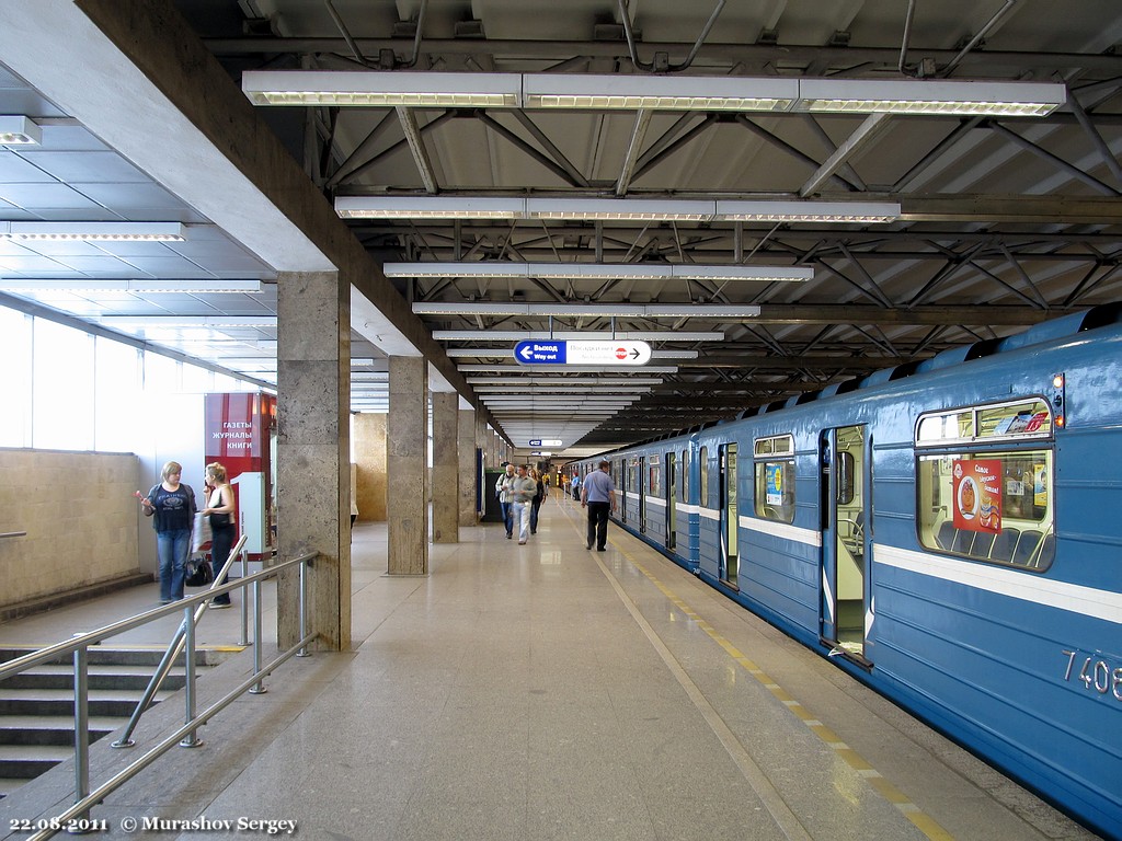 Санкт-Петербург, 81-714 (ЛВЗ) № 7406; Санкт-Петербург — Метрополитен — Линия 2