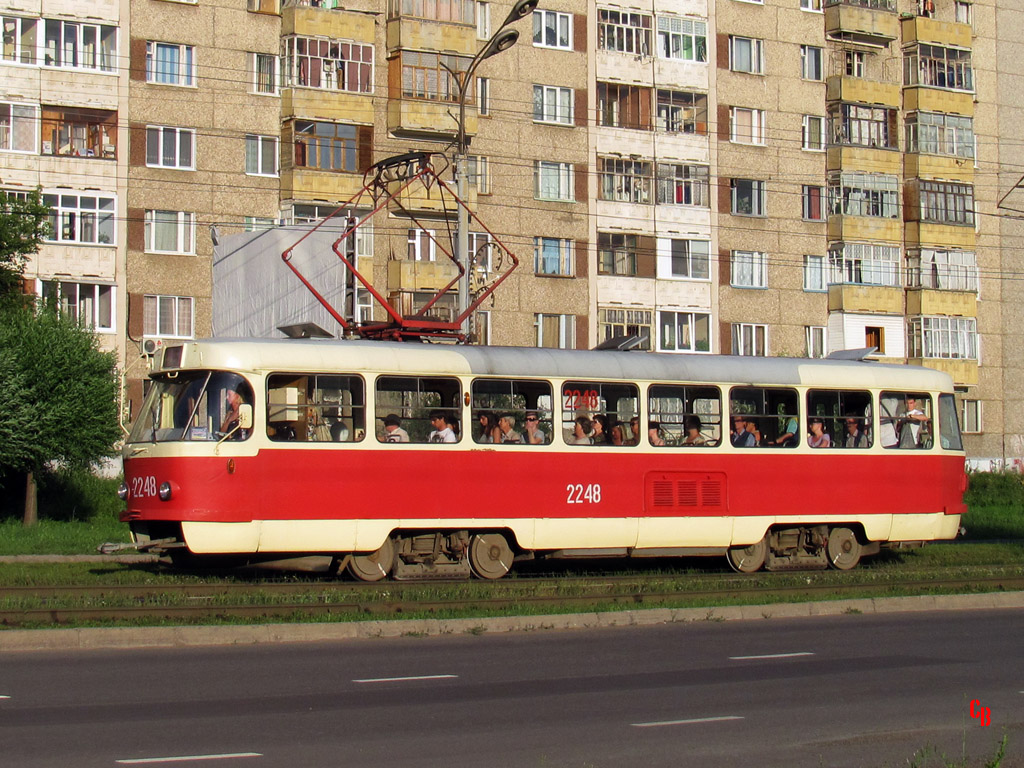Ижевск, Tatra T3SU (двухдверная) № 2248