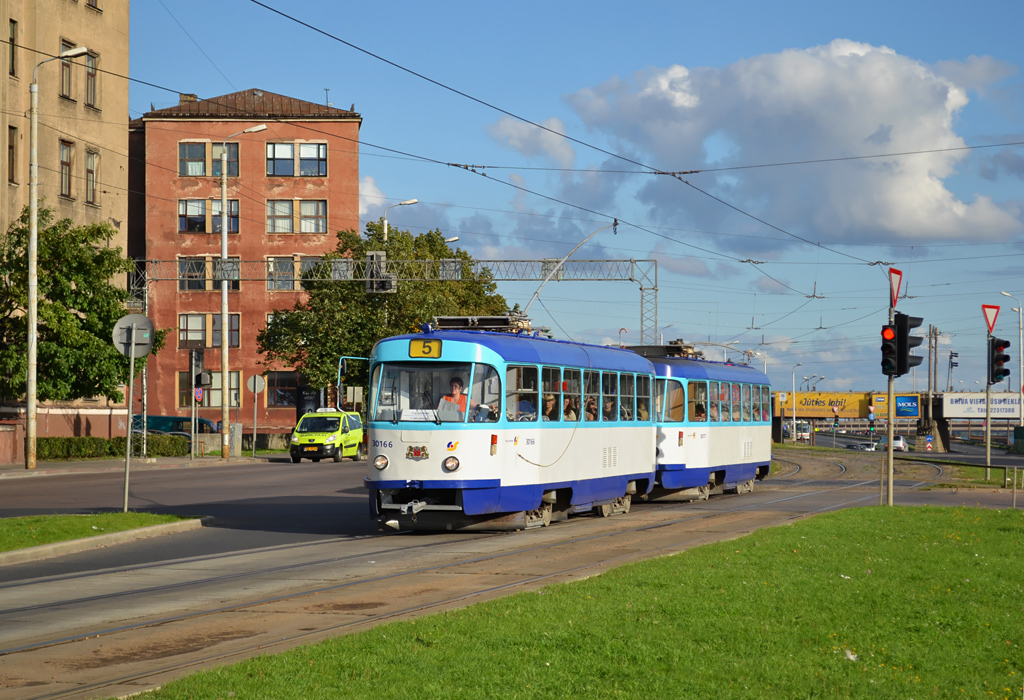 Рига, Tatra T3A № 30166