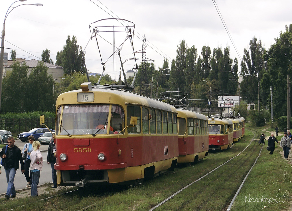Kiova, Tatra T3SU # 5858