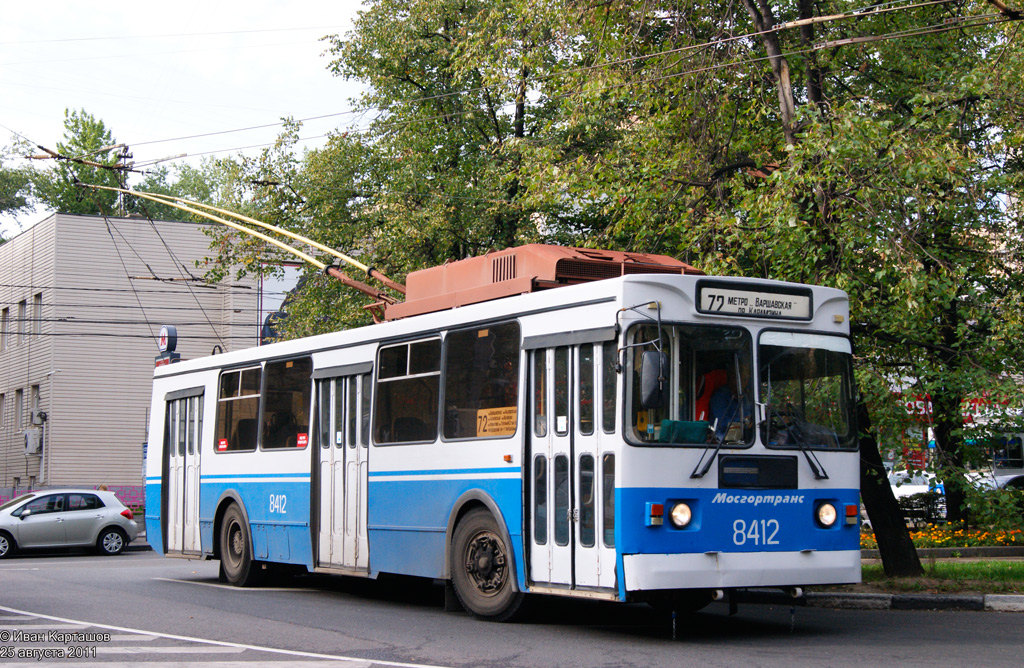 Москва, ЗиУ-682ГМ1 (с широкой передней дверью) № 8412