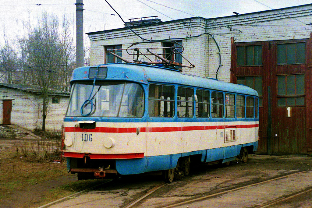 Тверь, Tatra T3SU № 106; Тверь — Трамвайное депо № 1