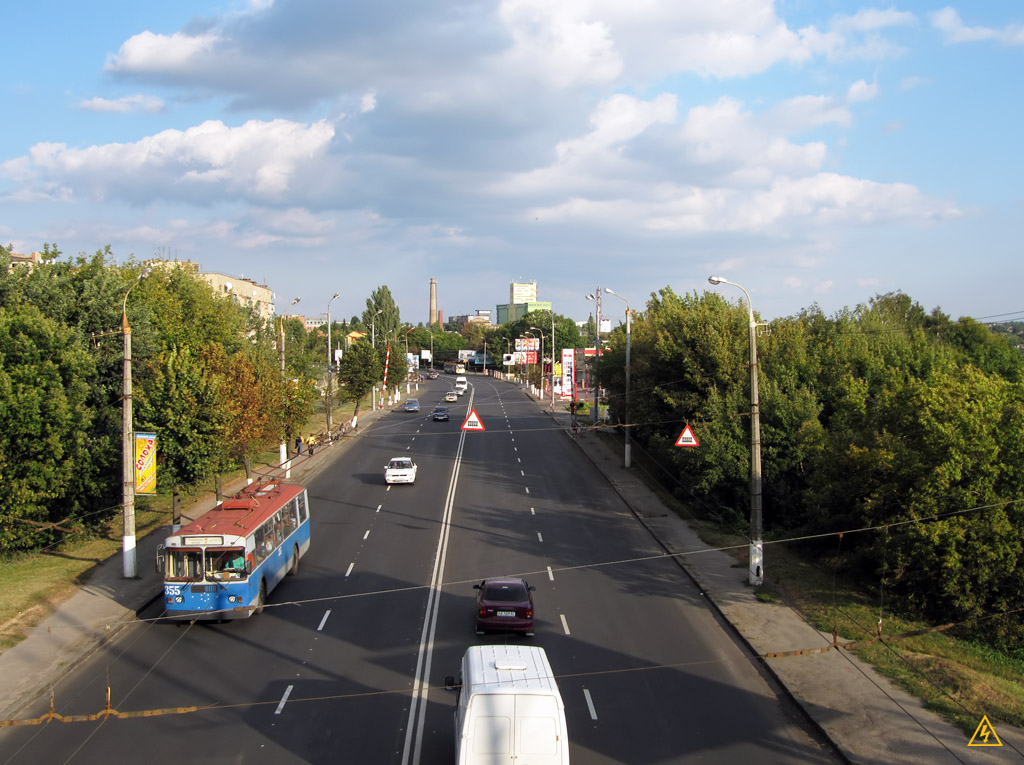 Винница — Электротранспорт Винницы с высоты
